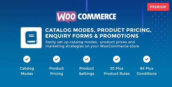 WooCommerce 目录模式 – 定价、查询表格和促销