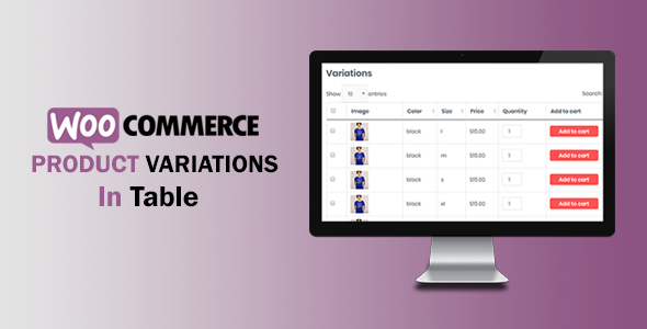 表格中的 WooCommerce 变化