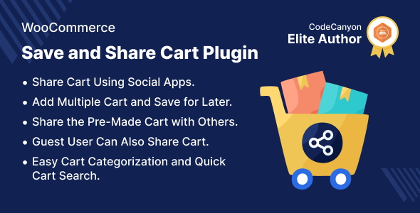 WooCommerce 保存和共享购物车插件