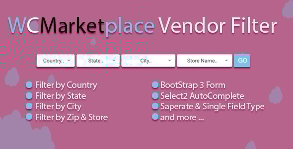 WC Marketplace 供应商过滤器