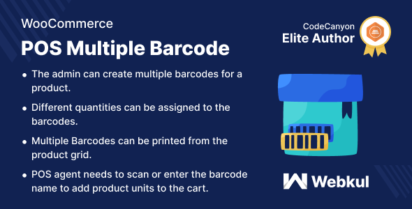 WooCommerce POS 可配置条形码