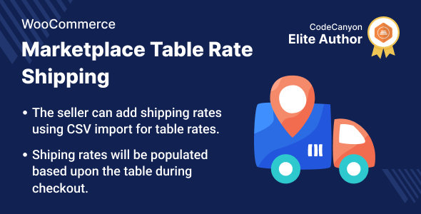 WooCommerce 的市场表费率运输插件