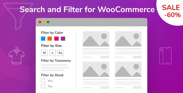 搜索和过滤 WooCommerce