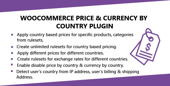WooCommerce 按国家/地区划分的价格和货币插件