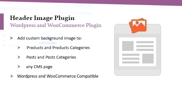 WordPress 标题图像插件 |WooCommerce 标题图片