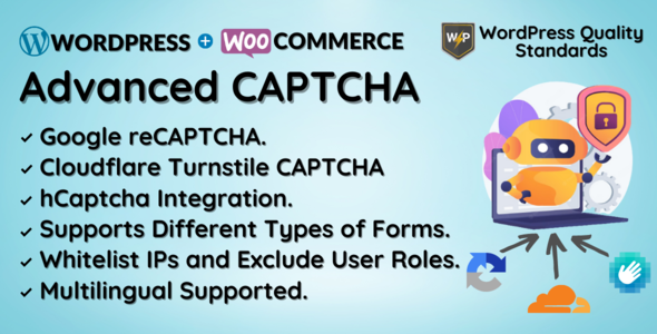 WooCommerce 高级验证码 – Google Cloudflare hCaptcha