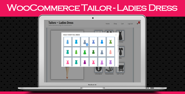 WooCommerce 裁缝 – 女式连衣裙