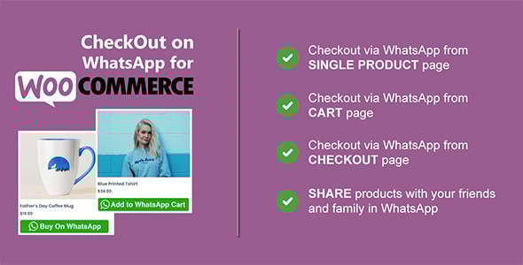 在 WhatsApp 上结账 WooCommerce