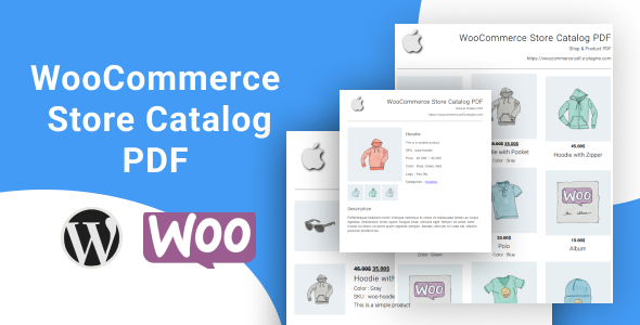 WooCommerce 商店目录 PDF