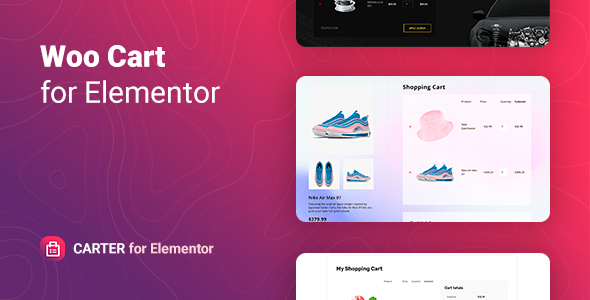 Carter – 适用于 Elementor 的高级 WooCommerce 购物车