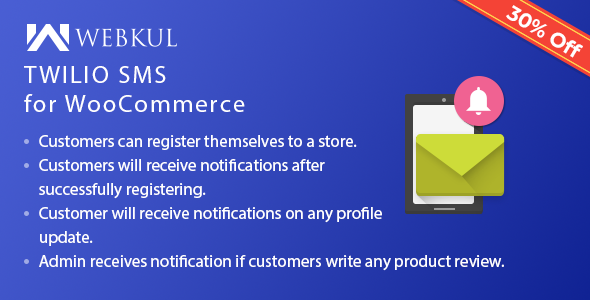 WooCommerce 的 Twilio 短信通知