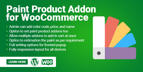 WooCommerce 油漆插件 – 色板、面积计算器和产品插件