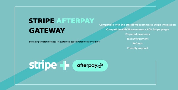 Stripe 的 WooCommerce Afterpay/Clearpay 网关