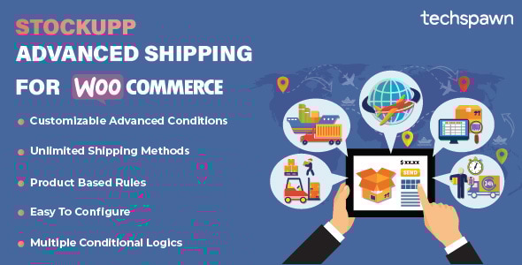 WooCommerce 的 StockUpp 高级运输