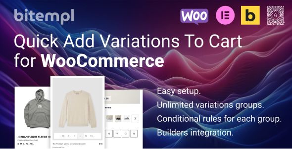 快速添加到购物车 WooCommerce 变体
