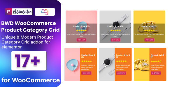 Materialor 的 WooCommerce 产品类别网格插件