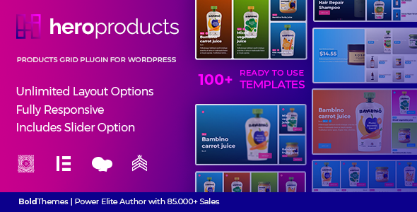 英雄产品 – WooCommerce 的产品网格插件
