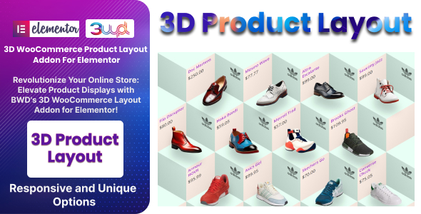 3D 产品 – Elementor 的 WooCommerce 插件