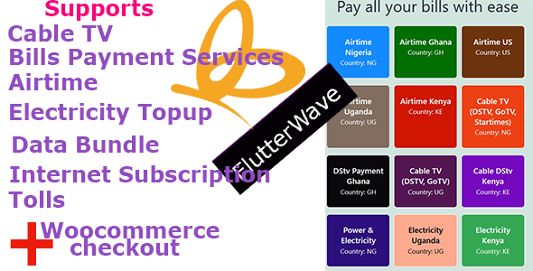 Flutterwave 支付解决方案和账单支付服务
