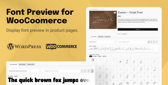 WooCommerce 的 TW 字体预览