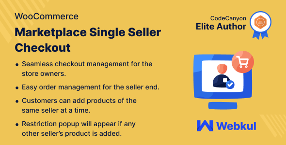 WooCommerce 市场单一卖家结账