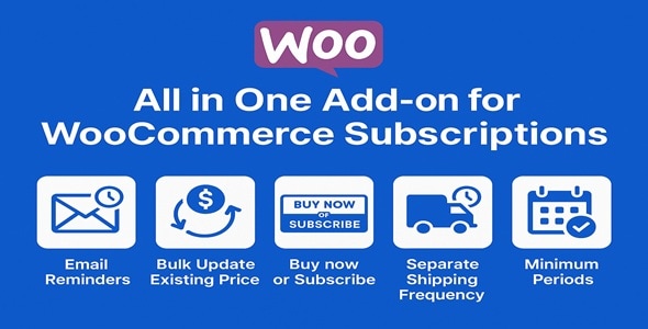 WooCommerce 订阅的多合一附加组件