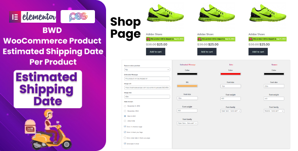 WooCommerce 预计发货日期