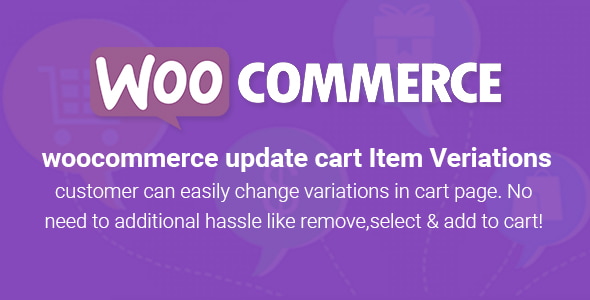 购物车页面上的 WooCommerce 变体更新