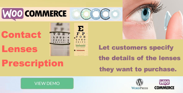 隐形眼镜处方插件 |WooCommerce WordPress