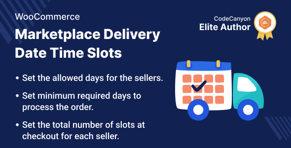 WooCommerce 市场交货日期、时段
