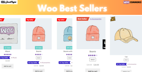 WooCommerce 的畅销产品
