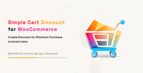 WooCommerce 的简单购物车折扣 – 最低购买折扣