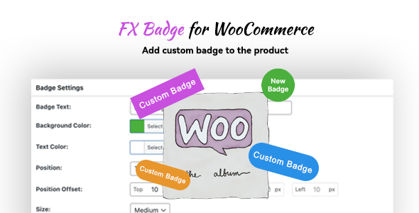FX Badge – WooCommerce 的自定义徽章管理