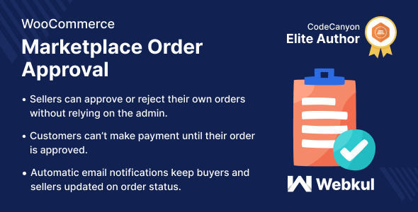 WooCommerce 市场订单批准