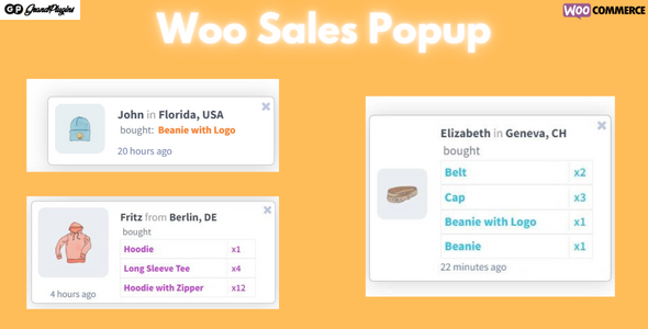 WooCommerce 销售弹出窗口