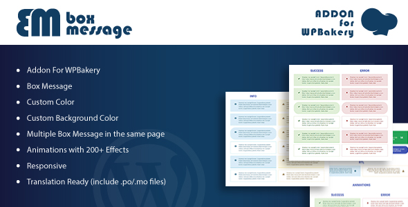 Box Message – WPBakery Page Builder WordPress 插件的插件