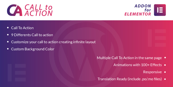Elementor WordPress 插件的号召性用语