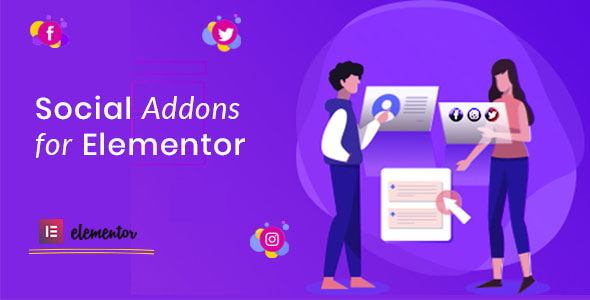 Elementor 的社交插件(专业版)