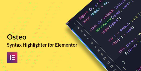 适用于 Elementor 的 Osteo 语法荧光笔