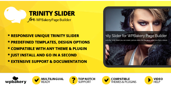 适用于 WPBakery 页面构建器的 Trinity Slider 插件