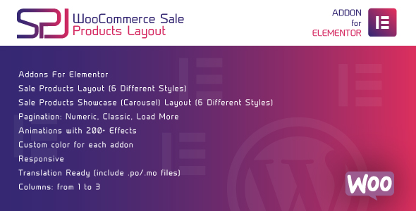 Elementor WordPress 插件的 WooCommerce 销售产品布局
