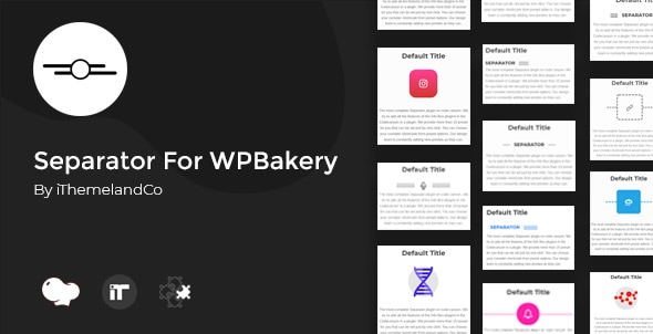 WPBakery 页面构建器的分隔符