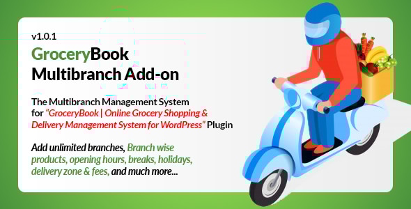 GroceryBook Multibranch 附加组件