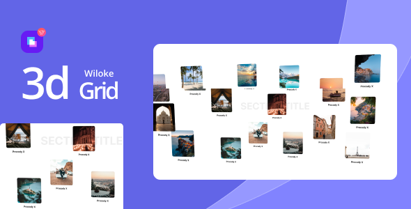 适用于 Elementor 的 Wiloke 3D 网格