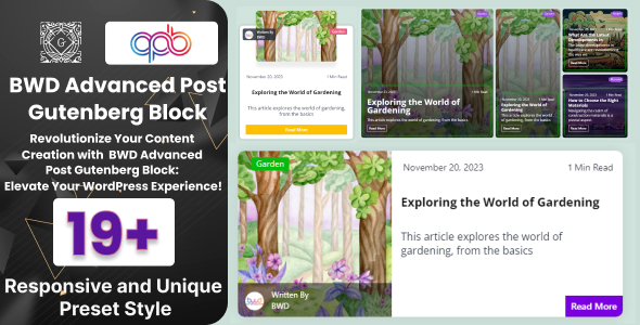 Post Block – 古腾堡插件