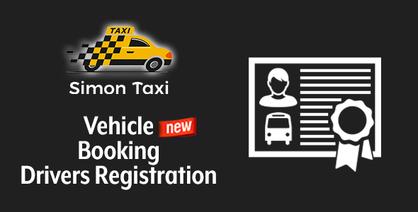 Simontaxi – 车辆预订司机注册
