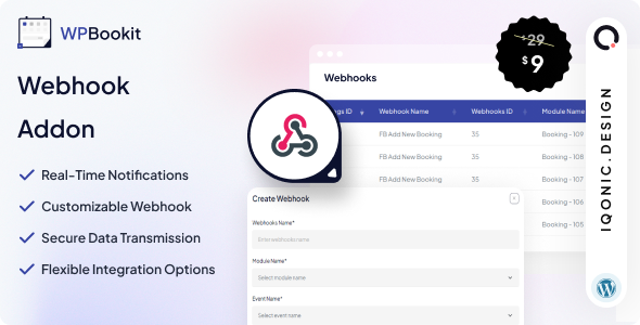 WPBookit – Webhook(插件)