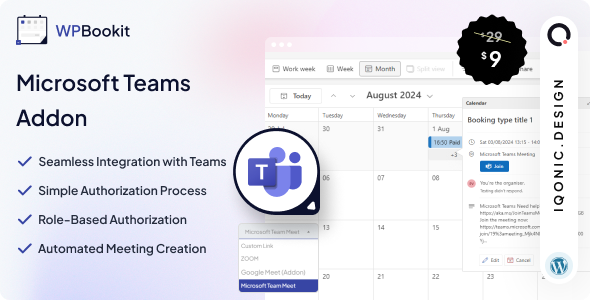 WPBookit – Microsoft Teams(插件)