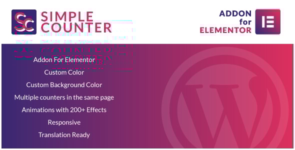 Elementor WordPress 插件的简单计数器