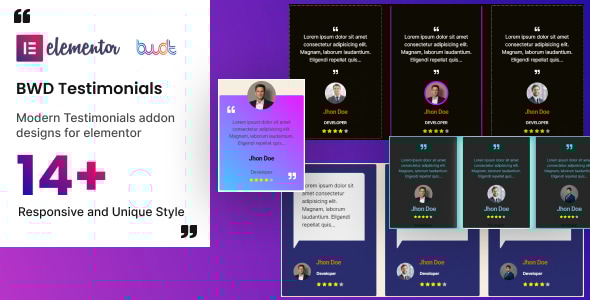 Elementor 的 BWD 推荐插件